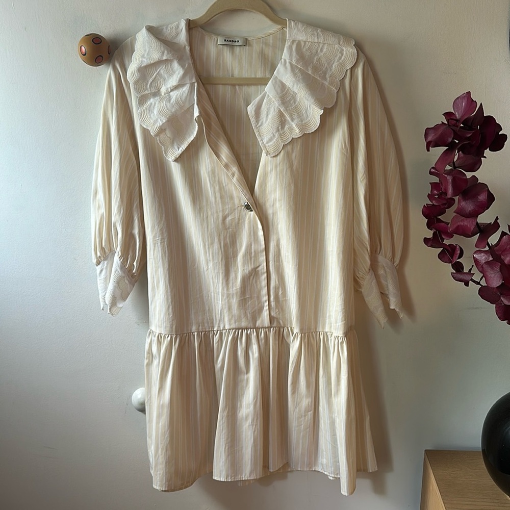 Sandro • Collar Shirt Dress
